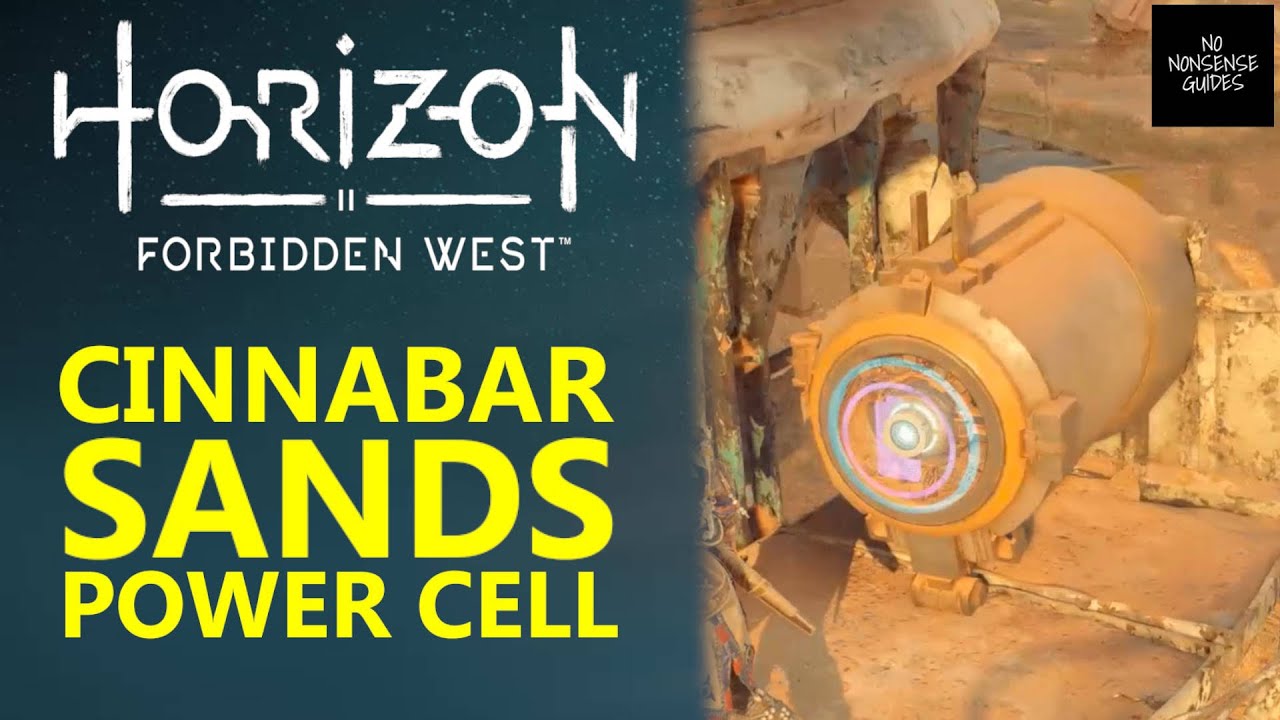 Cinnabar Sands Power Cell Location - Generator Energy Cell - Horizon Forbidden West