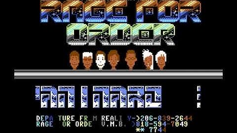 RFO - Rage for Order Intro - Commodore 64 - C64 - Akropolis - Cracktro