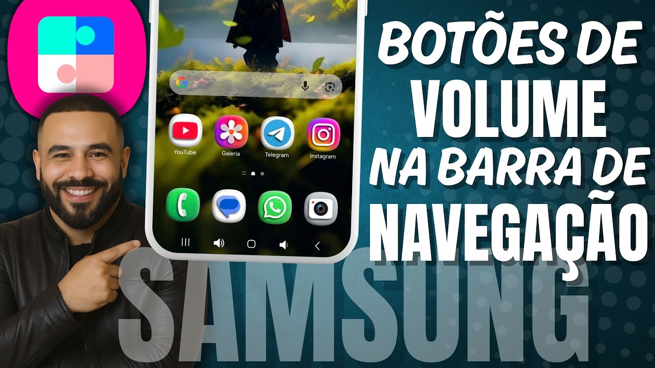 Pouca Gente Sabe! Ative BOTÕES DE VOLUME na Barra de Navegação com o GOOD LOCK