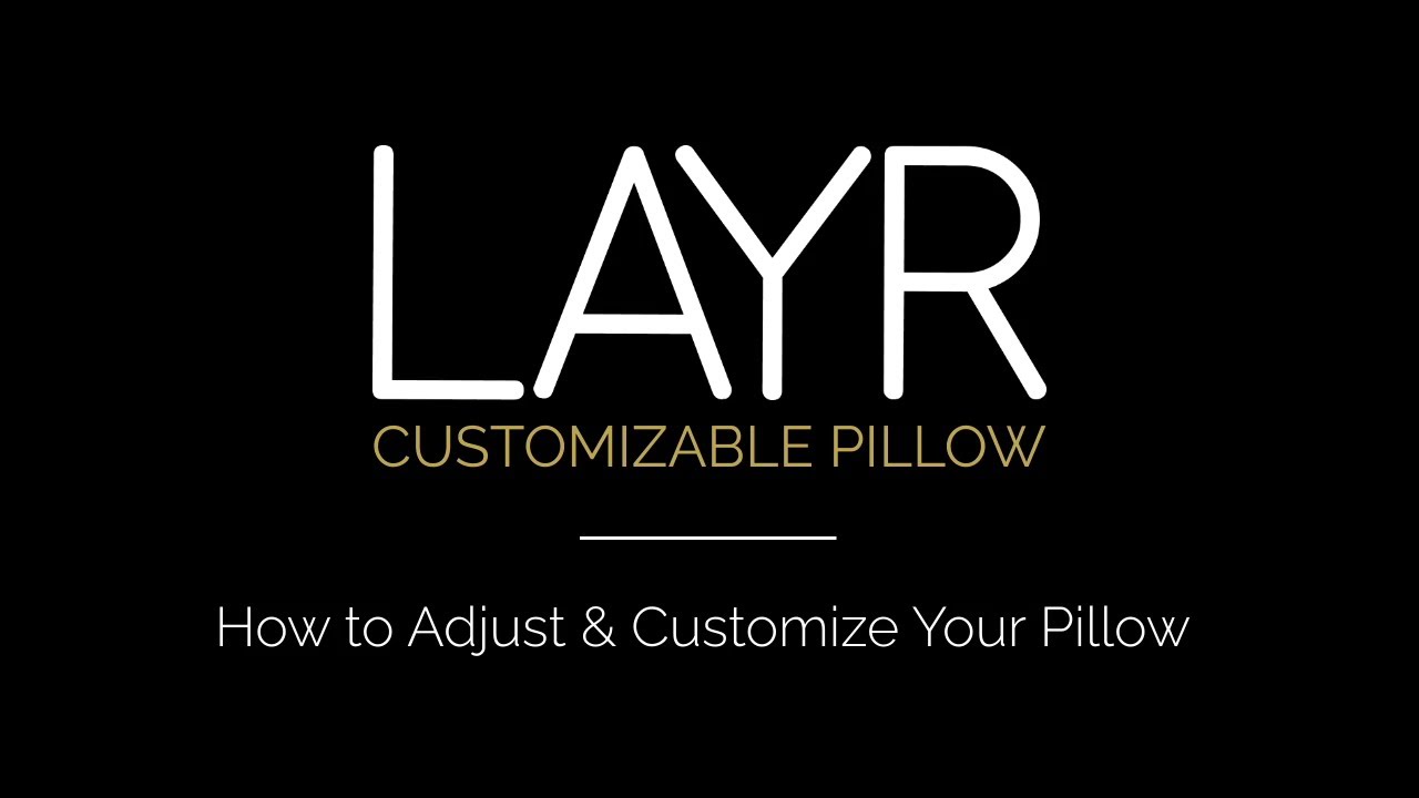 Luxome LAYR Customizable Pillow 101