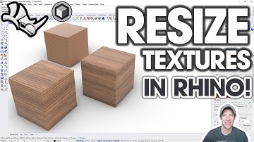 How to RESIZE AND REPOSITION Textures in Rhino! (Easy Tutorial)