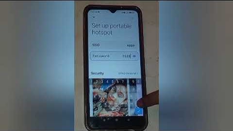 How to change hotspot password in redmi 9i, redmi change hotspot password setting