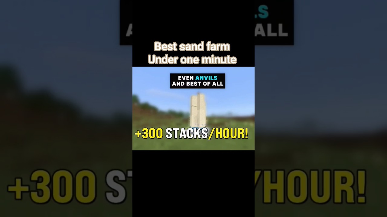 BEST Sand duplicate Tutorial in Minecraft 1.21 | Easy and Simple DesignYouTube 