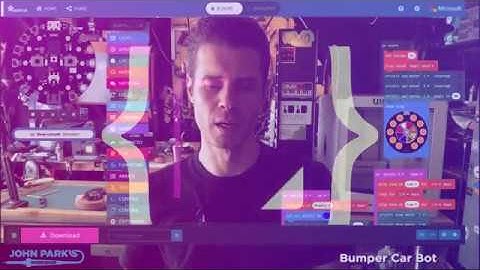 MakeCode Minute: Shake Bumper Bot @MSMakeCode @adafruit @johnedgarpark #adafruit #makecode