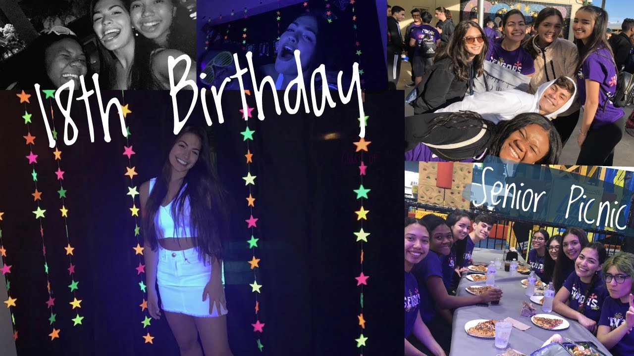 FuN WeEk iN tHe LiFe of SeNiOrS (Senior Picnic/18th Birthday Party)