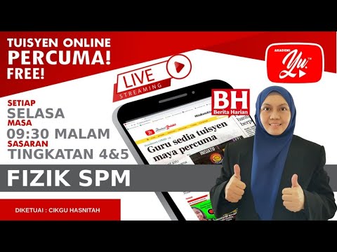 FIZIK SPM, PERCUBAAN SPM 2020 KERTAS 2 OLEH CIKGU HASNITAH 06 ALLINONE