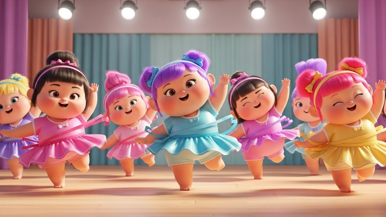 Dolls Prepare for Their Big Dance Show 💃🩰 | Confidence-Building Nursery Rhymes for Kids