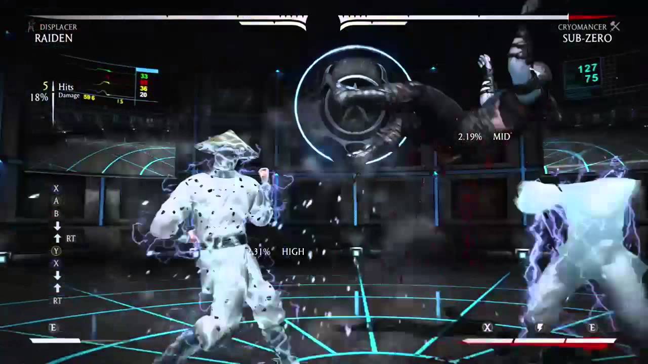 MKX Raiden Teleport Combo!