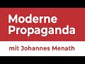 Moderne propaganda  stauf ringvorlesung mit johannes menath