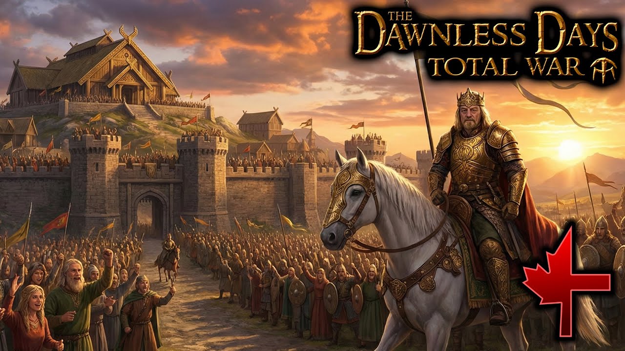 KING THÉODEN RETURNS! 👑 | The Dawnless Days Mod (Total War) - Rohan Campaign Part 5
