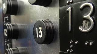 Amazing Westinghouse Selectomatic elevators @ the Historic Metro Tower Lubbock TX (handycam)
