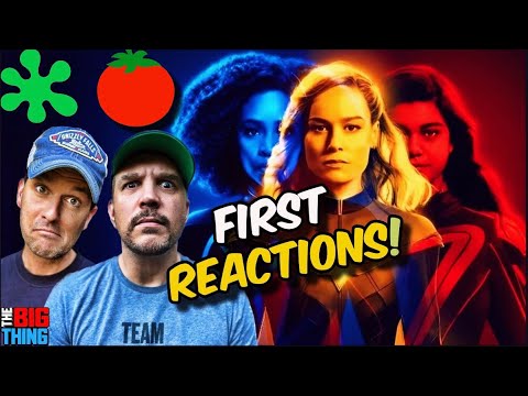 FIRST REACTIONS AND REVIEWS FOR THE MARVELS ARE OUT! | The Big Thing
