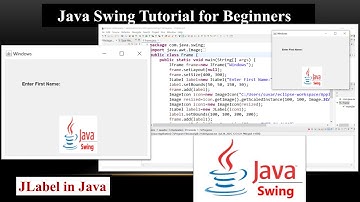 Java Swing Tutorial: How to Display Image and Text using JLabel | Full Example