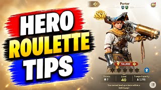 Lordrush Tips Hero Roulette and Day 2 Hall of Governors