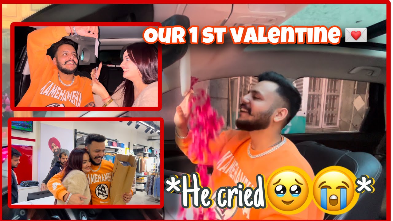 Our First Valentine ❤️🧿🌍|| He Cried🥹😳😭|| Valentine’s Day Special🌹🍫 || Rashika & Garv