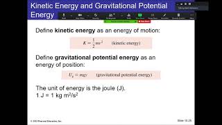 PHYS 110 - Chapter 6 Part 1 - Work