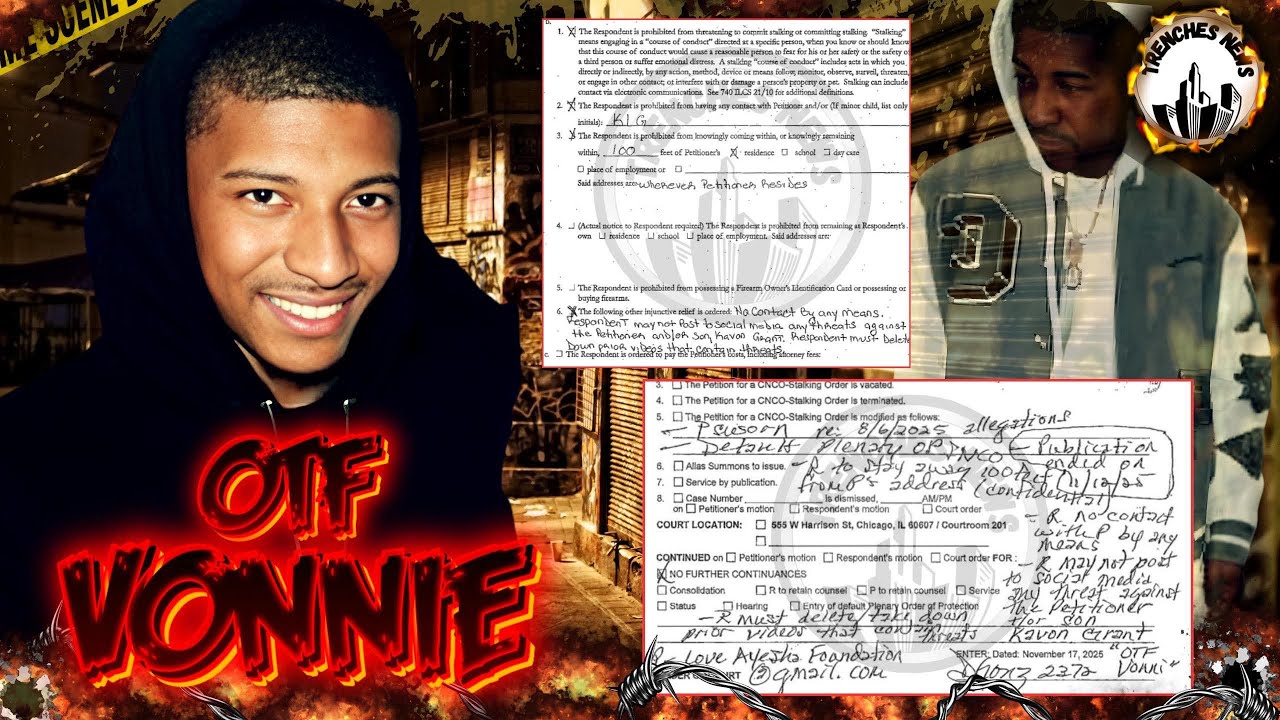 Otf Protection OTF Vonnie Order Of Protection Stalking Threats & Stay 100 Feet Away 😱 ...