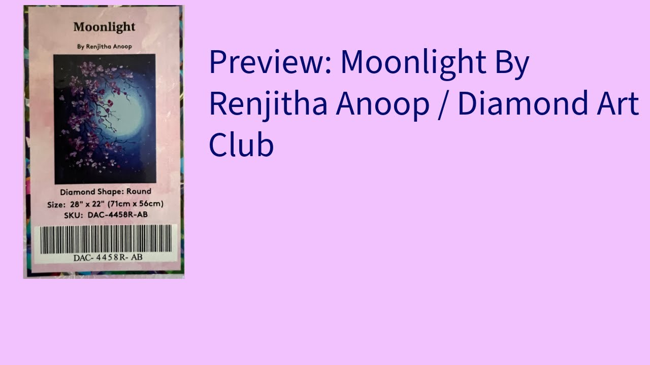 Preview: Moonlight By Renjitha Anoop / Diamond Art Club