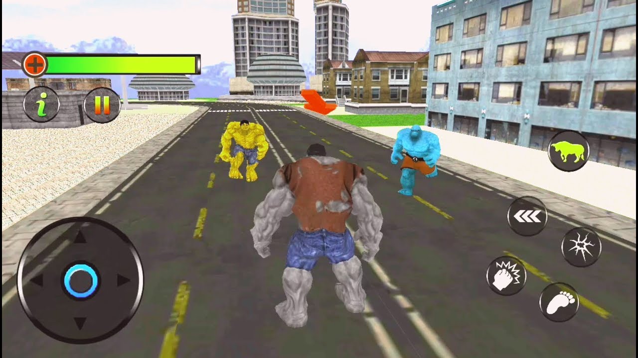 Multi Monster Bulk Bull Hero Vs City Villains | Monster Superhero Crime City Fight - GamePlay