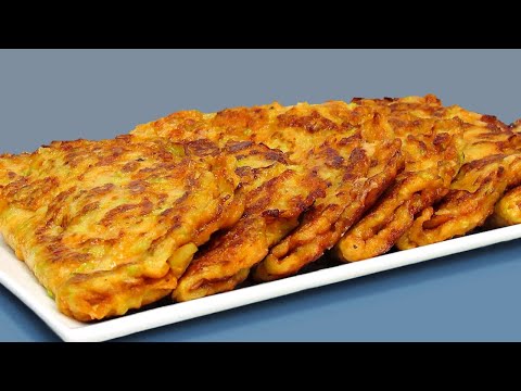 КАБАЧКИ от которых вы будете В ВОСТОРГЕ! Просто натрите 2 кабачка! Готовлю такие ВСЁ ЛЕТО!