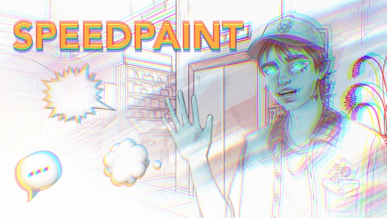 Comic Panel w/OCs 🤠 Speedpaint (Procreate) - YouTube