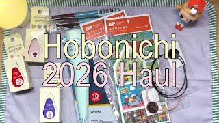 hobonichi 2026 haul ⭐️ hobonichi weeks and accessories