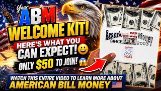 American Bill Money | Welcome Kit | What You Can Expect! 😃