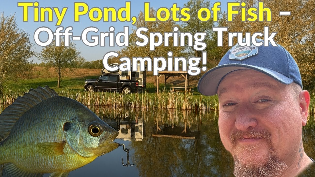 Pond Monsters and Farm Serenity | Truck Camping at Frakers Grove in My Cirrus 620