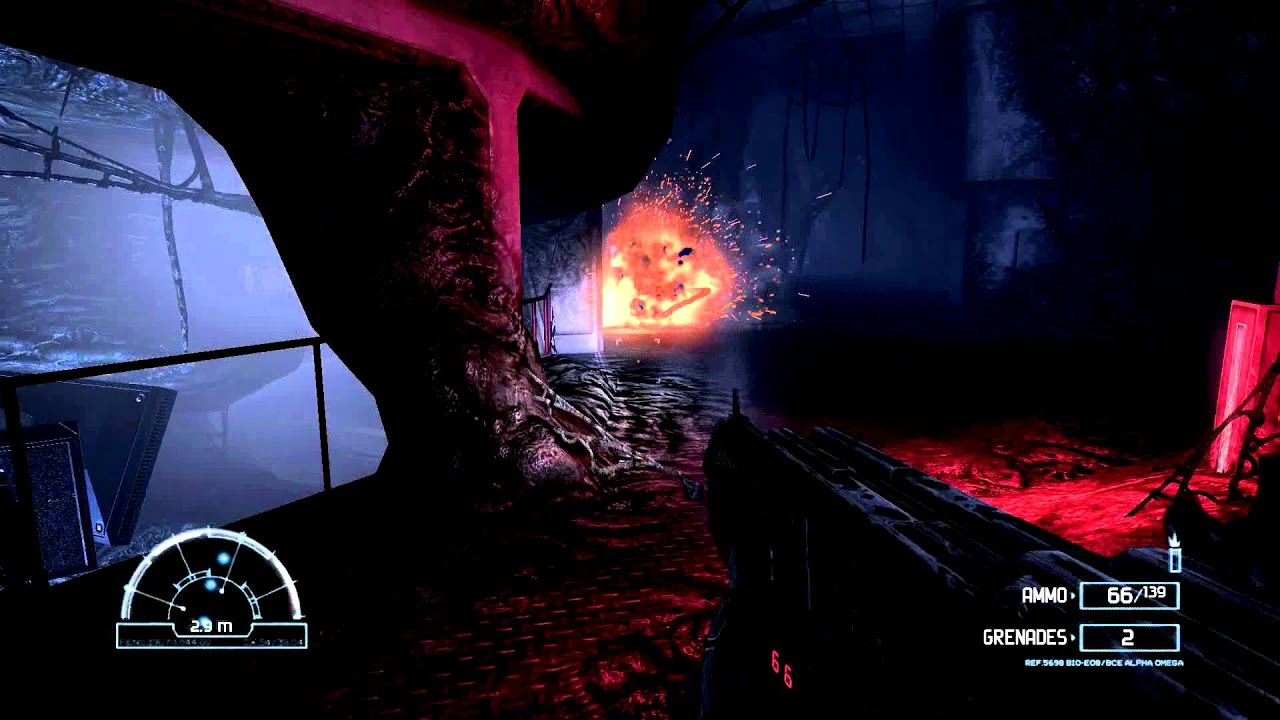 Aliens vs. Predator (2010) bar firefight