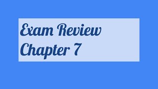Geometry 201 Ch7 Exam Review