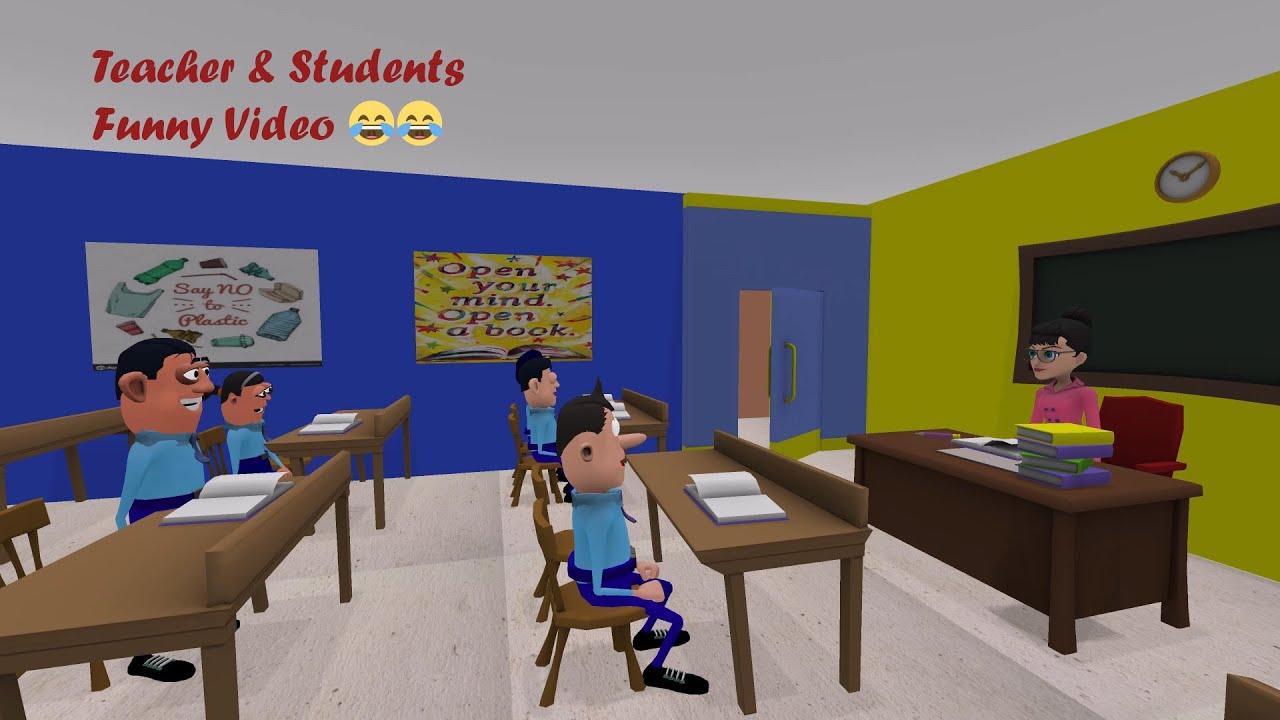 Funny Teacher Student Jokes / Animated Video😂😂😜😜 - YouTube