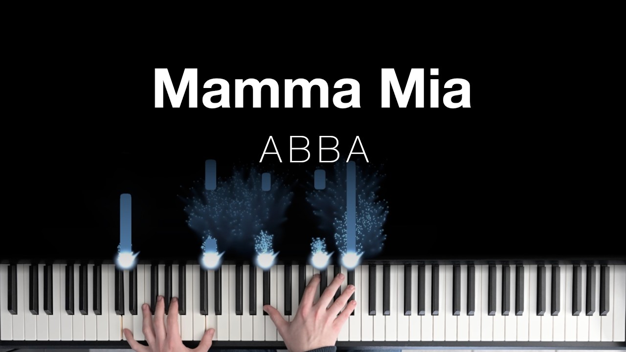 Mamma Mia - ABBA - Piano Tutorial