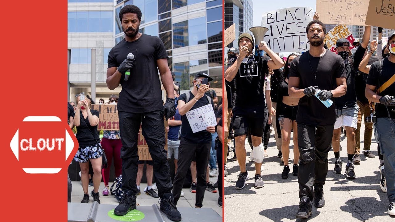 Michael B. Jordan Gives A Powerful Speech At Los Angeles Protest! YouTube