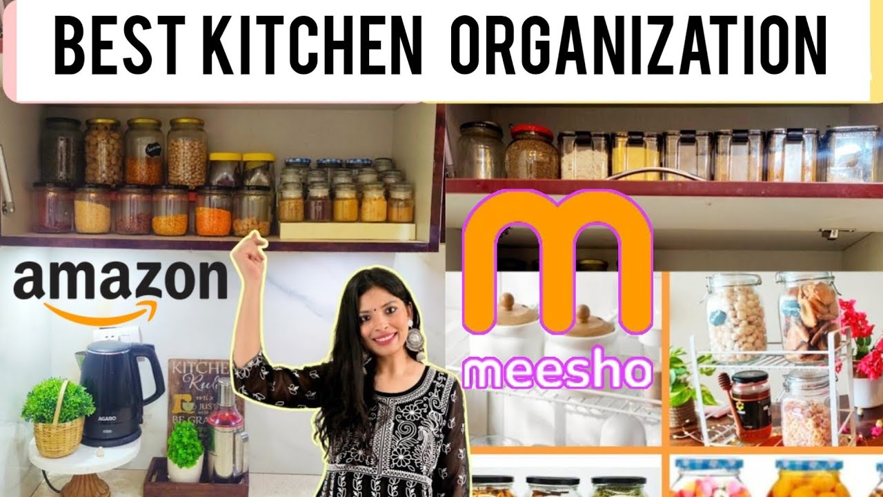 Latest Meesho Kitchen Haul 💯 Kitchen Countertop Organization ...
