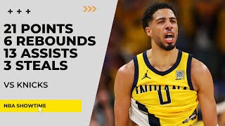 Tyrese Haliburton 21 Points, 13 Assists, 6 Rebs, 3 Steals vs