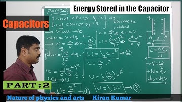 #Capacitors Part 2 Energy Stored in a Capacitor Condenser Battery is Disconnected  dielectric place