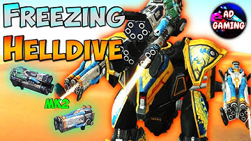 FREEZING HELLDIVE - MERCURY GLACIER RIME Build - War Robots MK2 WR Gameplay