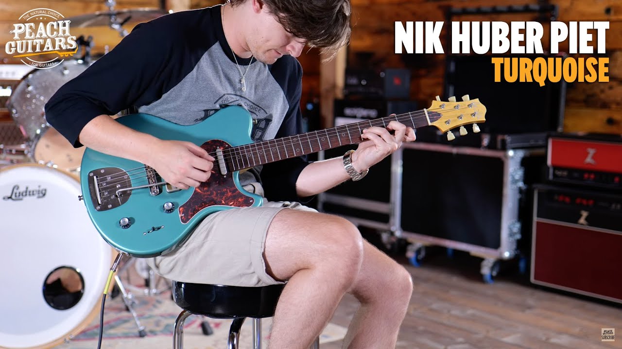 No Talking...Just Tones | Nik Huber Piet Turquoise w/ Descendant Tremolo