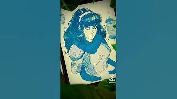 Time lapse digital painting process #shorts #digitalartist