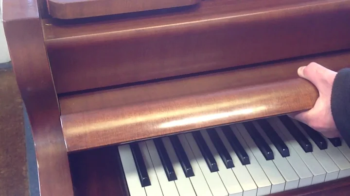 How to remove the keyboard lid (fall) off of a grand piano