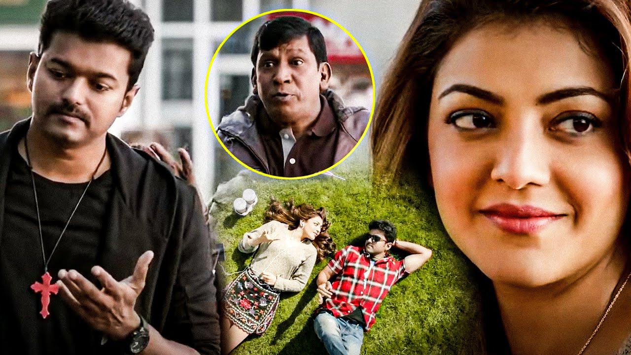 Adirindhi Movie Vijay Thalapathy and Vadivelu Comedy Scenes || Kajal Aggarwal || Matinee Show