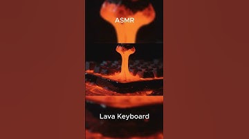 Lava Keyboard ASMR 🔥 | Satisfying Typing Sounds for Sleep & Focus #asmr #asmrforsleep #lava