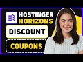 Best Hostinger Horizons Discount Coupons for 2026 – Verified Discounts & Offers 2