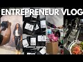 ENTREPRENEUR VLOG EP.1 | STARTING A NEW BUSINESS, PACKING &amp; SHIPPING ORDERS, BTS PHOTOSHOOTS