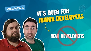 It’s Over For Junior Developers. | Web News