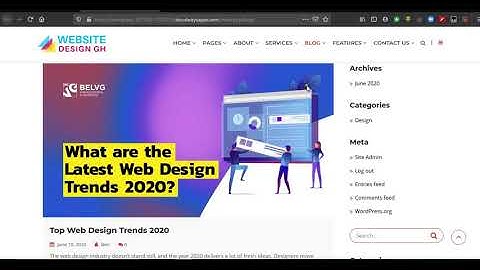 How to Manage Widgets & Customize the Footer of a WordPress Website
