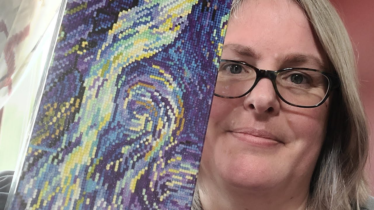 How to frame diamond dotz paintings EASY! It's time ! YouTube