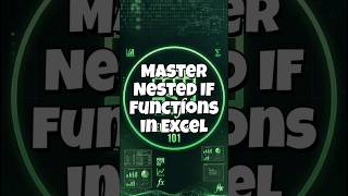 Master Nested IF Functions in Excel | Multiple Conditions Made Easy #youtubeshorts #excel