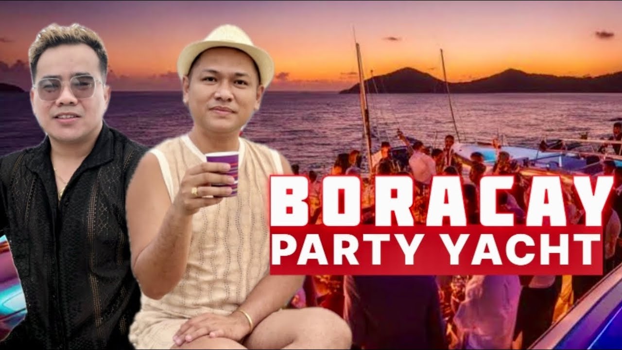Our PARTY YACHT Experience in BORACAY!