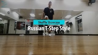 Tutorial Shuffle Russian T-step (Rus) // Shuffle Showcase